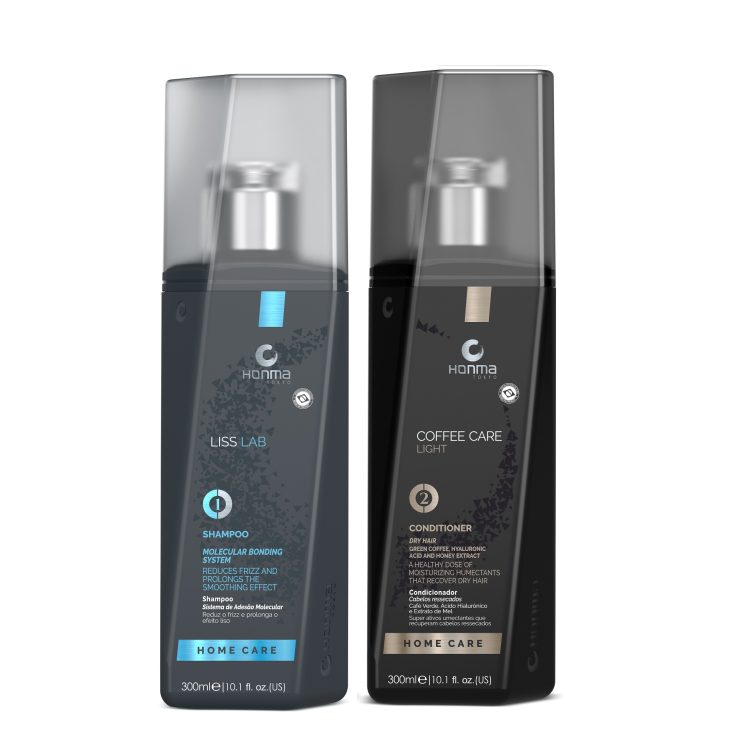 Oferta Combo Sampon Liss Lab si Balsam Coffee Light